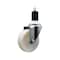 Service Caster 4'' SS Nylon Wheel Swivel 1-1/2'' Expanding Stem Caster SCC-SSEX20S414-NYS-112 - alternate 1